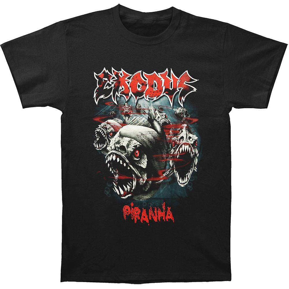 Foto 2 pulgar | Camiseta Exodus Piranha Rockinstone 100% Algodón 180 G/m² - Venta Internacional.