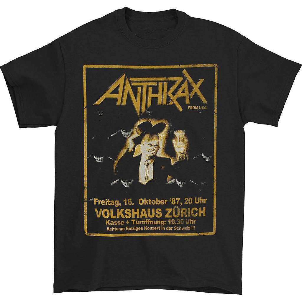 Foto 2 pulgar | Camiseta Rockinstone Anthrax Among The Living De Algodón De 180 G/m² - Venta Internacional.