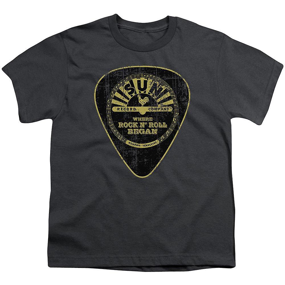 Camiseta Rockinstone Sun Records Guitar Pick Para Jóvenes - Venta Internacional.