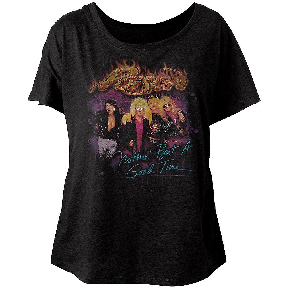 Foto 2 pulgar | Camisa Rockinstone Poison Ladies Nothing' But A Good Time - Venta Internacional.