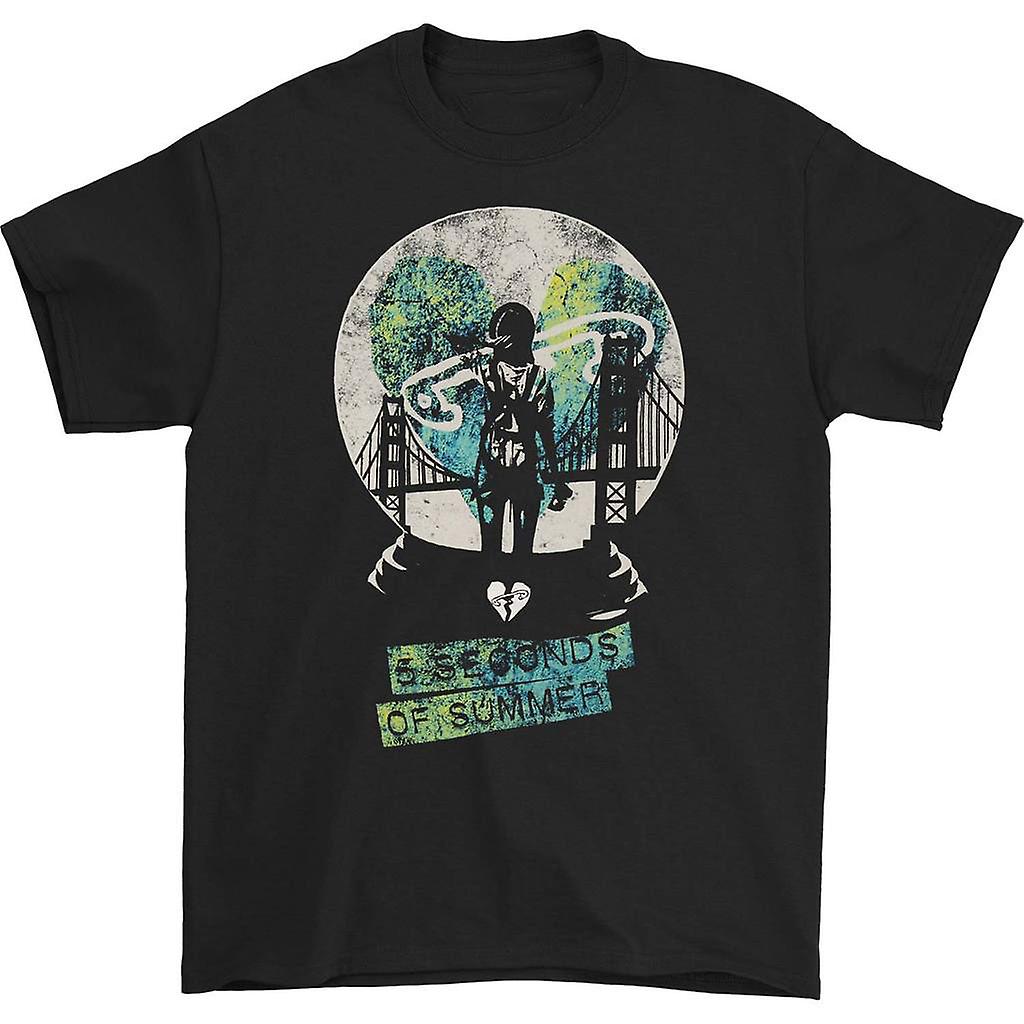 Camiseta Rockinstone 5 Seconds Of Summer San Fran Para Hombre - Venta Internacional.