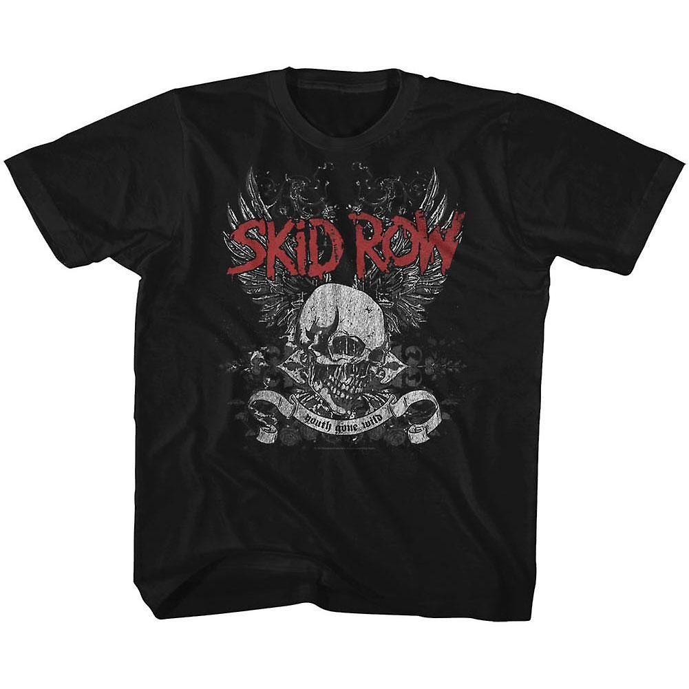 Foto 2 pulgar | Camiseta Skid Row Skul & Wings Youth 100% Algodón - Venta Internacional.