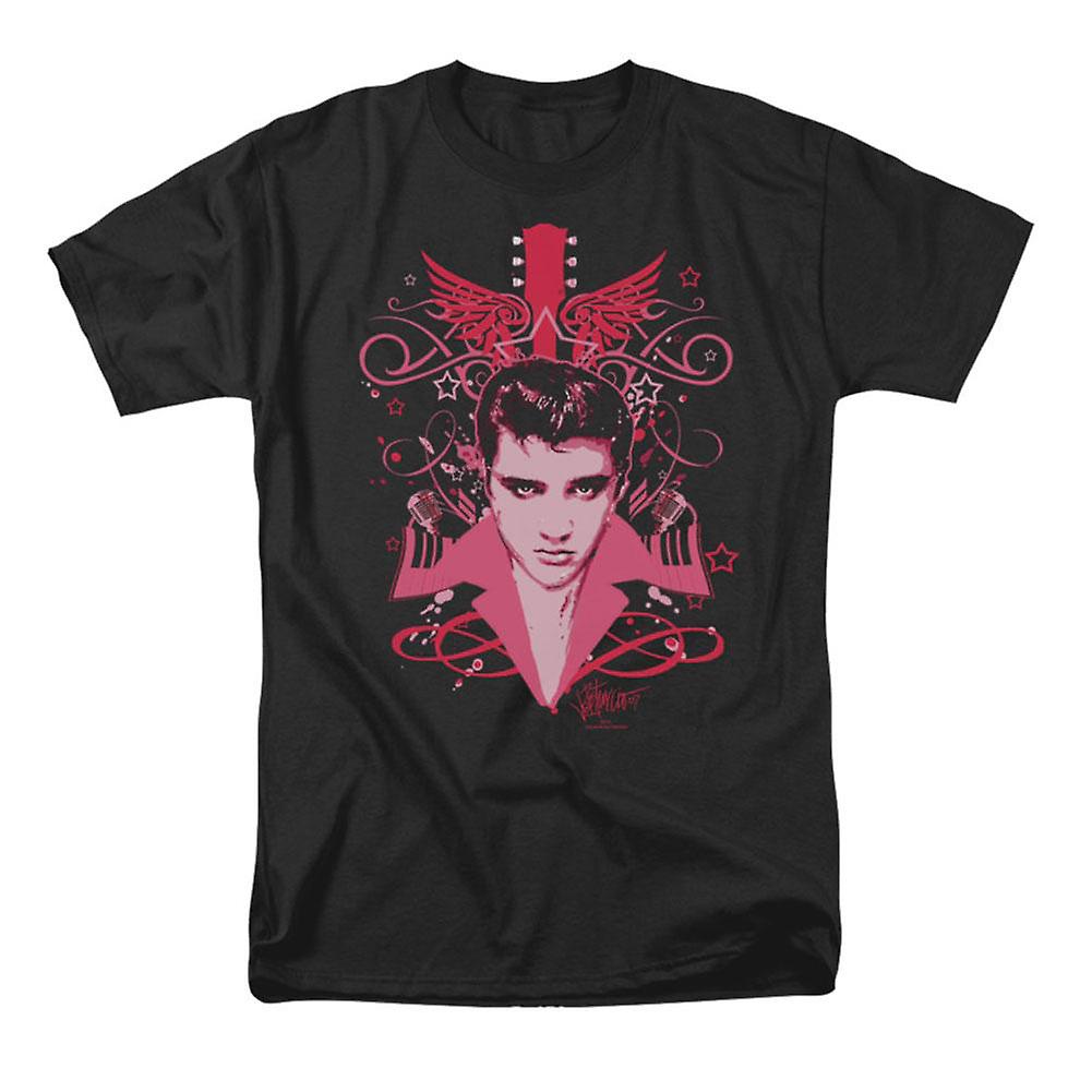 Foto 2 pulgar | Camiseta Rockinstone Elvis Presley Let's Face It Para Hombre - Venta Internacional.