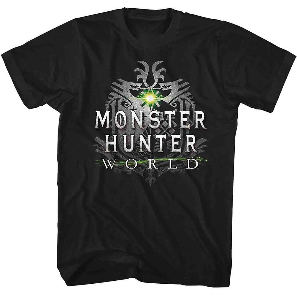 Foto 2 pulgar | Camiseta Rockinstone Monster Hunter Mhw Logo Para Hombre - Venta Internacional.