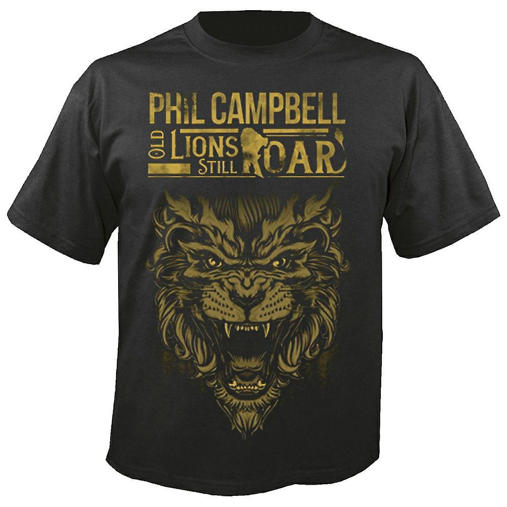 Foto 2 pulgar | Camiseta Rockinstone Phil Campbell Old Lions De 180 G/m², 100% Algodón - Venta Internacional.