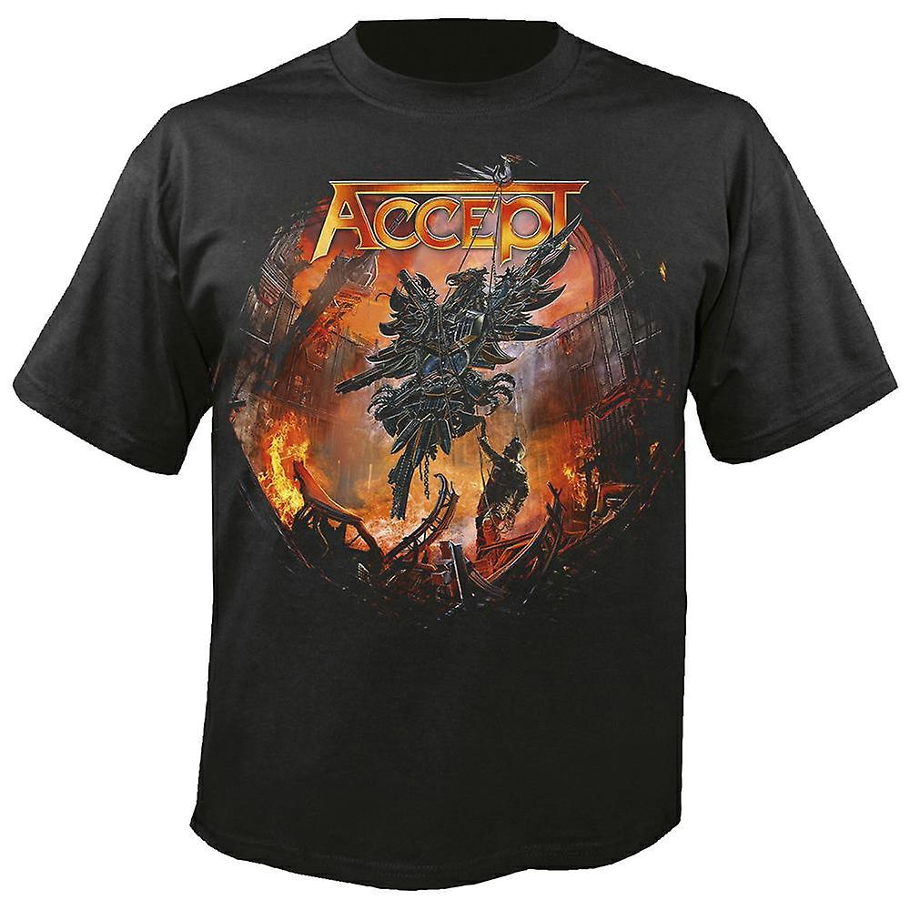 Foto 2 pulgar | Camiseta Rockinstone Accept The Rise Of Chaos Ii - Venta Internacional.