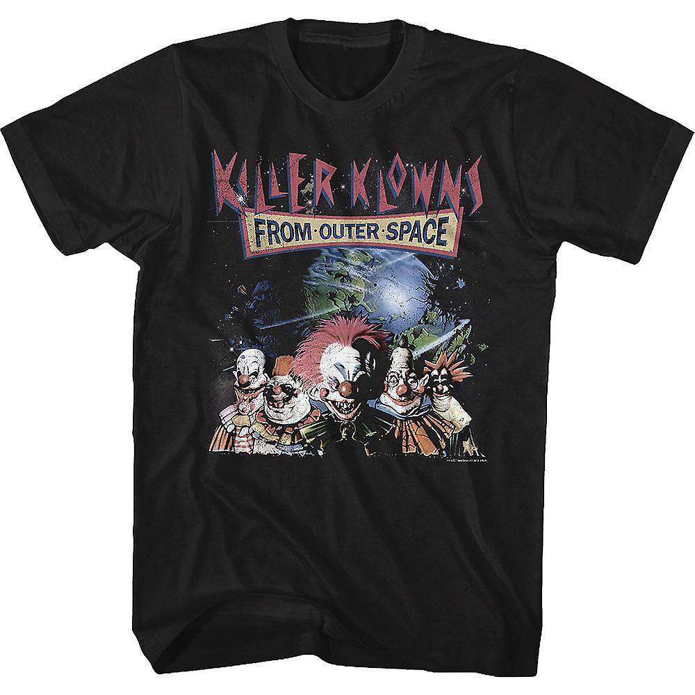 Foto 2 pulgar | Camiseta Rockinstone Distressed Killer Klowns From Outer Space - Venta Internacional.