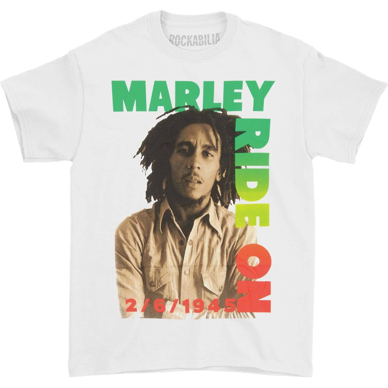 Foto 2 pulgar | Camiseta Rockinstone Bob Marley Ride On Pose Para Hombre - Venta Internacional.