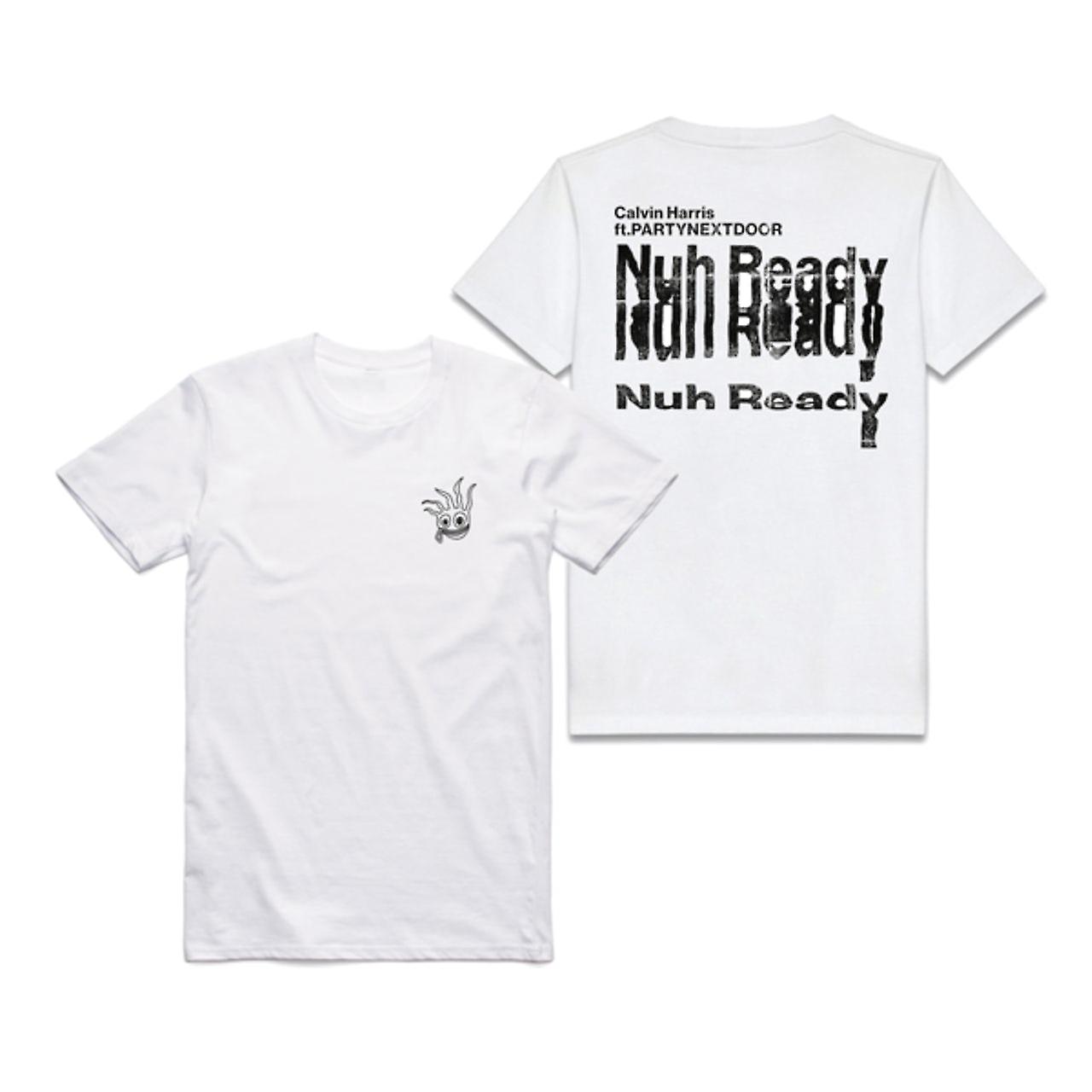 Foto 2 pulgar | Camiseta Calvin Harris Nuh Ready Nuh Ready Blanca Para Hombre - Venta Internacional.