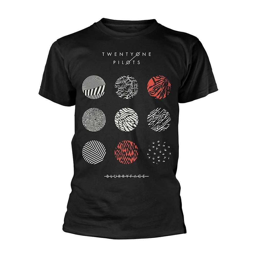 Foto 2 pulgar | Camiseta Rockinstone Twenty One Pilots Con Estampado Circular - Venta Internacional.