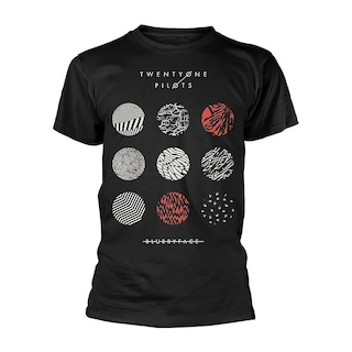 Foto 1 | Camiseta Rockinstone Twenty One Pilots Con Estampado Circular - Venta Internacional.