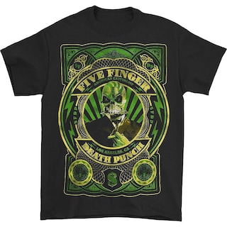 Foto 1 | Camiseta Rockinstone Five Finger Death Punch Cigar Tour 2011 - Venta Internacional.