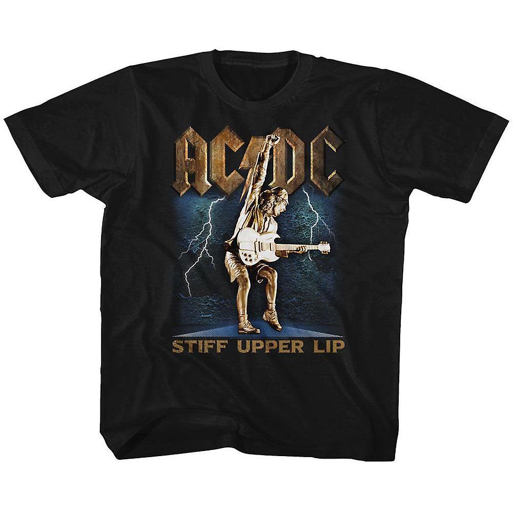 Camiseta Rockinstone Ac/dc Stiff Para Jóvenes 100% Algodón - Venta Internacional.