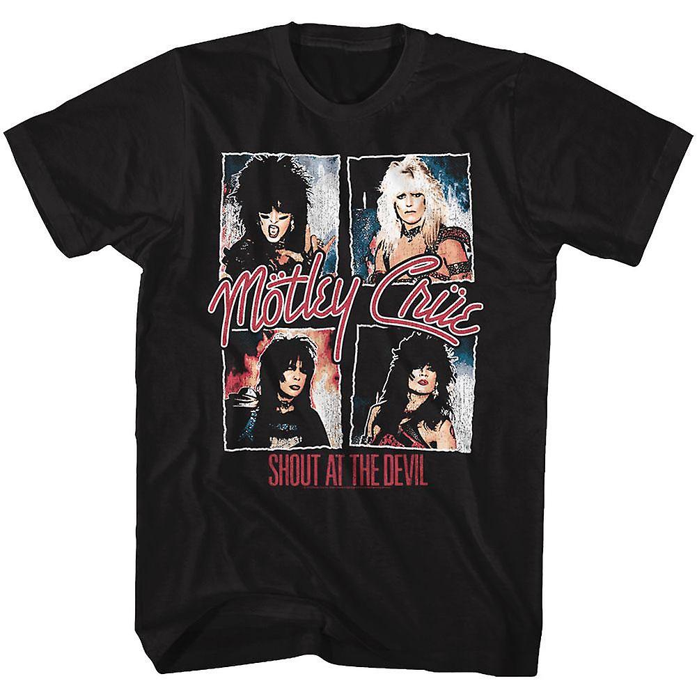 Foto 2 pulgar | Camiseta Rockinstone Motley Crue Shout At The Devil - Venta Internacional.