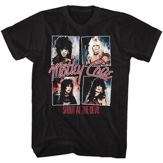 Foto 1 | Camiseta Rockinstone Motley Crue Shout At The Devil - Venta Internacional.