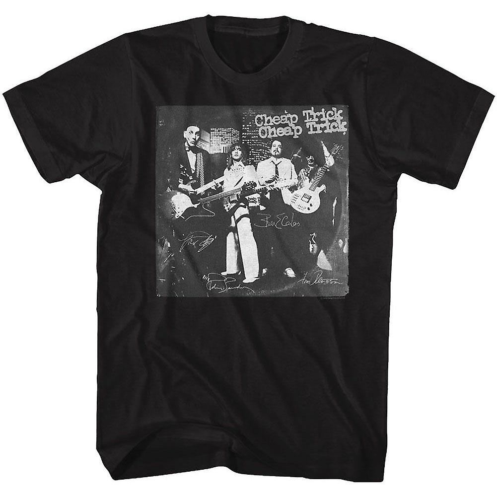 Camiseta Rockinstone Cheap Trick Signatures 180 G/m², 100% Algodón - Venta Internacional.