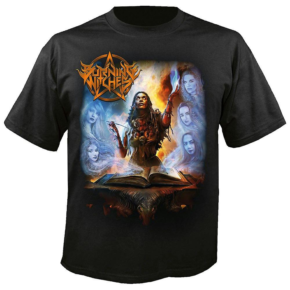 Foto 2 pulgar | Camiseta Burning Witches Hexenhammer Rockinstone - Venta Internacional.