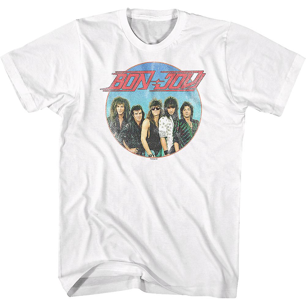 Foto 1 | Camiseta Rockinstone Vintage Bon Jovi 100% Algodón - Venta Internacional.