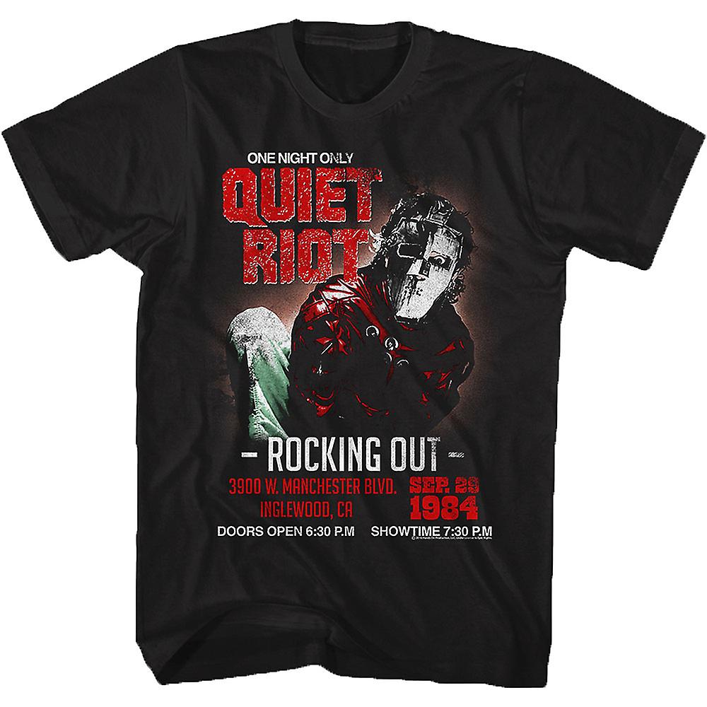 Foto 2 pulgar | Camiseta Rocking Out Quiet Riot Rockinstone 180 G/m², 100% Algodón - Venta Internacional.