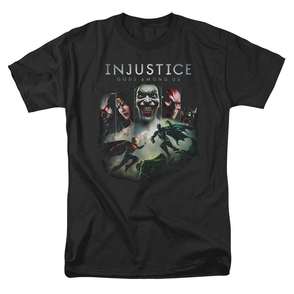 Foto 2 pulgar | Camiseta Rockinstone Injustice: Gods Among Us Key Art - Venta Internacional.