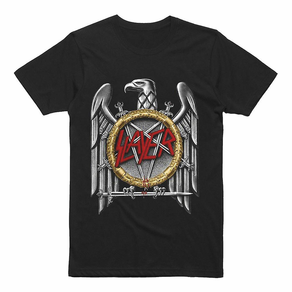 Foto 2 pulgar | Camiseta Rockinstone Slayer Silver Eagle 180 G/m² 100% Algodón - Venta Internacional.