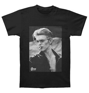 Foto 1 | Camiseta Rockinstone David Bowie Smoking Black Para Hombre - Venta Internacional.