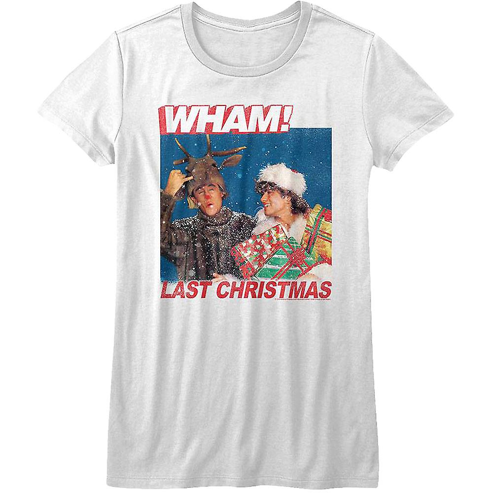 Camiseta Rockinstone Junior Last Christmas Wham Para Niños - Venta Internacional.