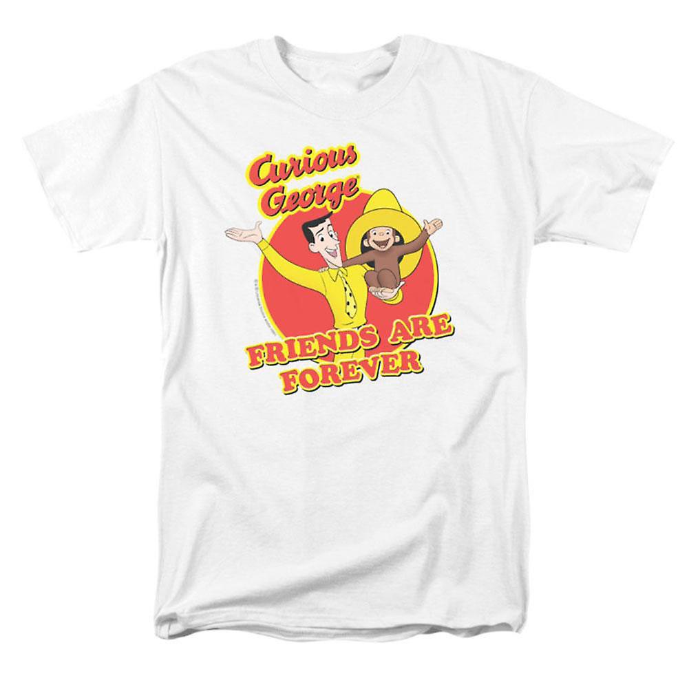 Camiseta Rockinstone Curious George Friends 100% Algodón - Venta Internacional.