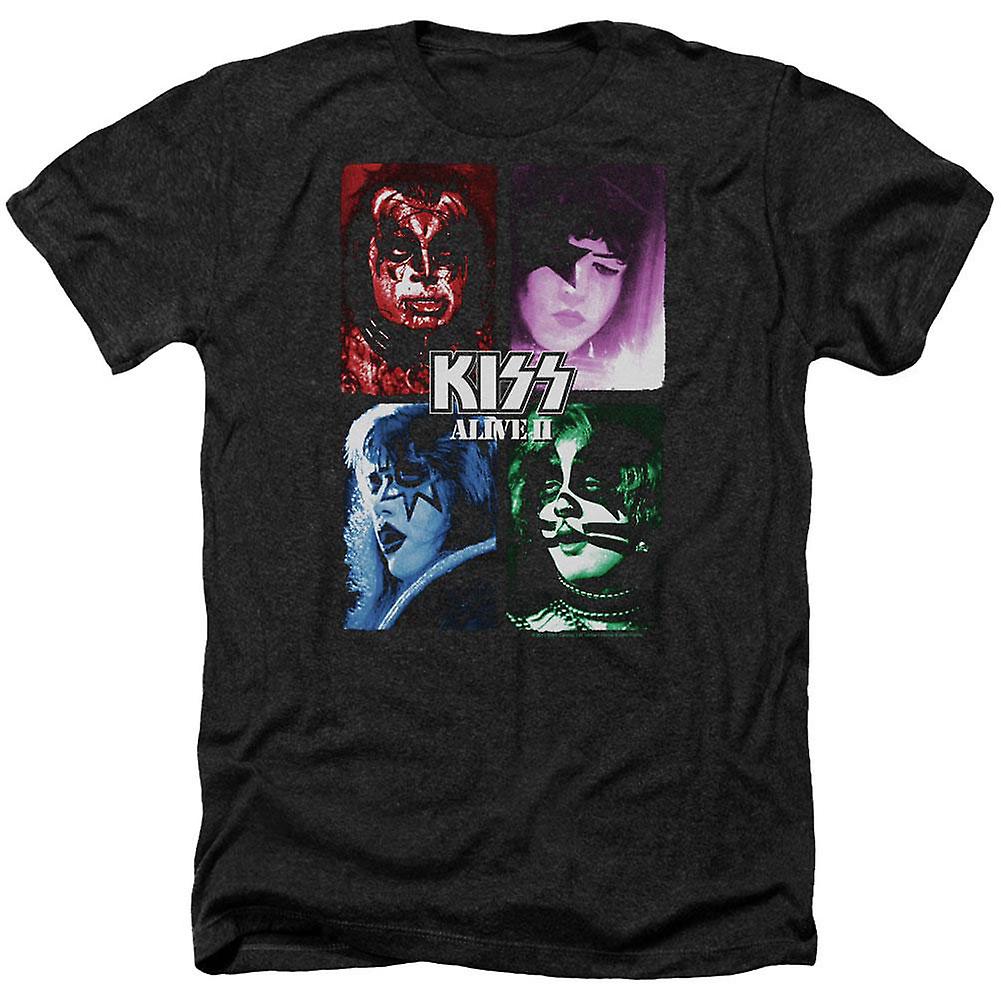 Foto 2 pulgar | Camiseta Rockinstone Kiss Alive Ii Funda 100% Algodón - Venta Internacional.