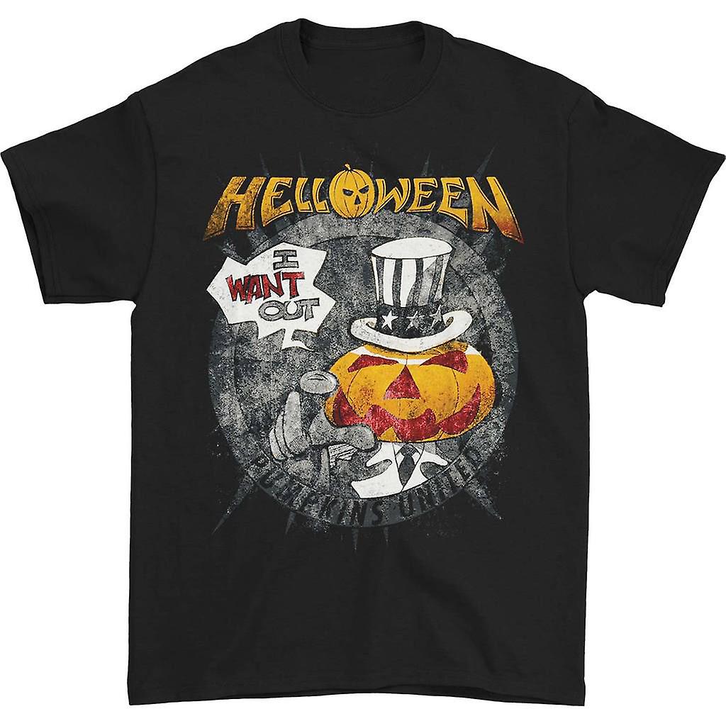 Foto 1 | Camiseta Rockinstone Helloween I Want Out Tour Para Hombre - Venta Internacional.