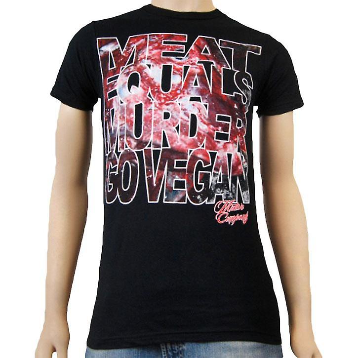 Foto 1 | Camiseta Rockinstone Motive Company Meat Equals Murder - Venta Internacional.