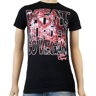 Foto 1 | Camiseta Rockinstone Motive Company Meat Equals Murder - Venta Internacional.