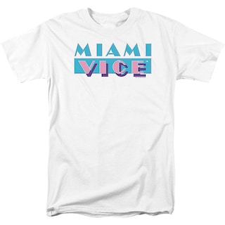 Foto 1 | Camiseta Rockinstone Logo Miami Vice 100% Algodón - Venta Internacional.