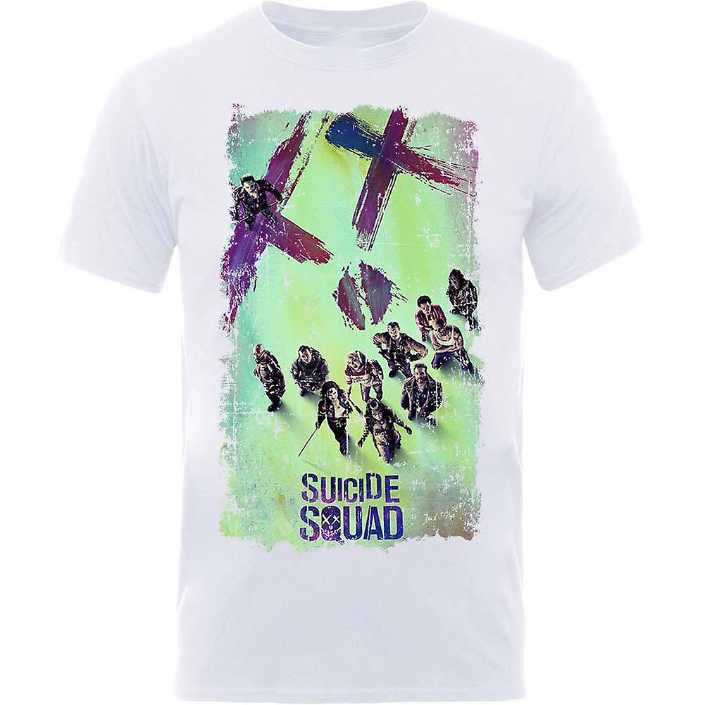 Foto 2 pulgar | Camiseta Con Estampado De Póster De La Película Rockinstone Suicide Squad - Venta Internacional.