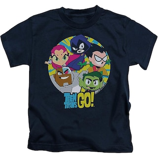 Foto 1 | Camiseta Rockinstone Youth Heroes Teen Titans Go Para Niños - Venta Internacional.