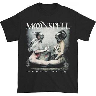Foto 1 | Camiseta Rockinstone Moonspell Alpha Noir 180 G/m² 100% Algodón - Venta Internacional.