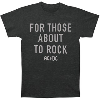 Foto 1 | Camiseta Rockinstone Ac/dc A Punto De Ser 100% Algodón - Venta Internacional.