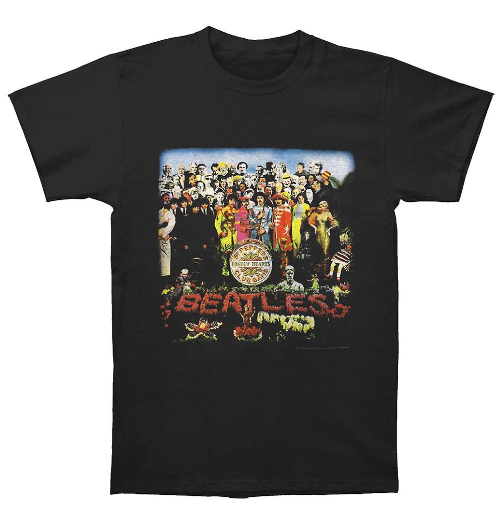 Foto 2 pulgar | Camiseta Rockinstone The Beatles Vintage Sgt Negra Pimienta - Venta Internacional.