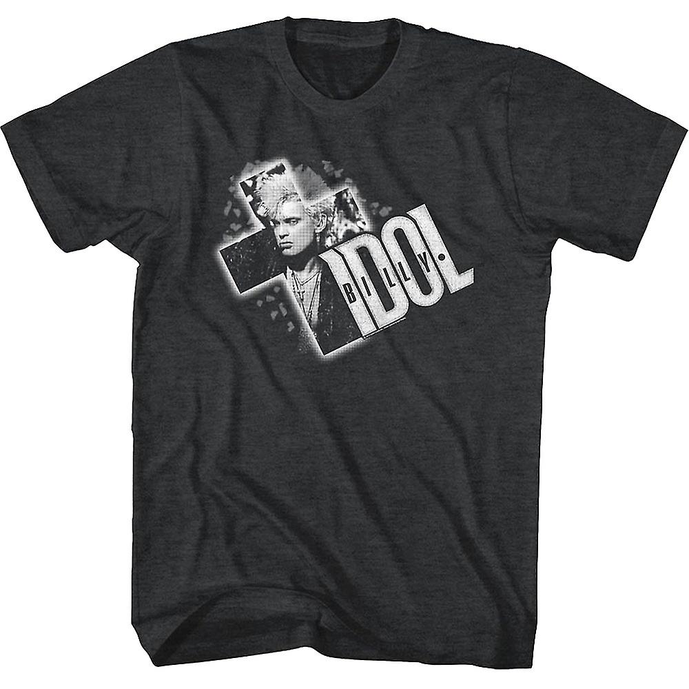 Foto 2 pulgar | Camiseta Cross Billy Idol Para Hombre Rockinstone 100% Algodón - Venta Internacional.