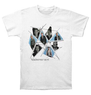 Foto 1 | Camiseta Rockinstone Backstreet Boys Geometric 2008 World Tour - Venta Internacional.