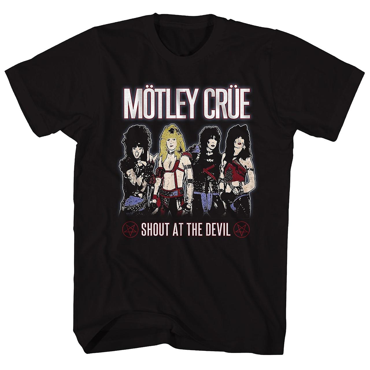 Camiseta Rockinstone Motley Crue Shout At The Devil - Venta Internacional.