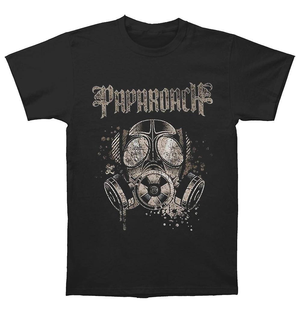 Foto 1 | Camiseta Rockinstone Papa Roach Gas Mask 100% Algodón - Venta Internacional.