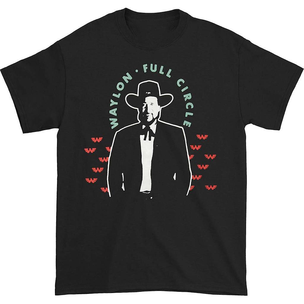 Foto 2 pulgar | Camiseta Rockinstone Waylon Jennings Full Circle Para Hombre - Venta Internacional.