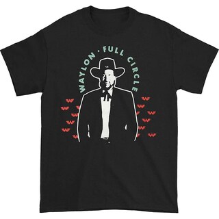 Foto 1 | Camiseta Rockinstone Waylon Jennings Full Circle Para Hombre - Venta Internacional.