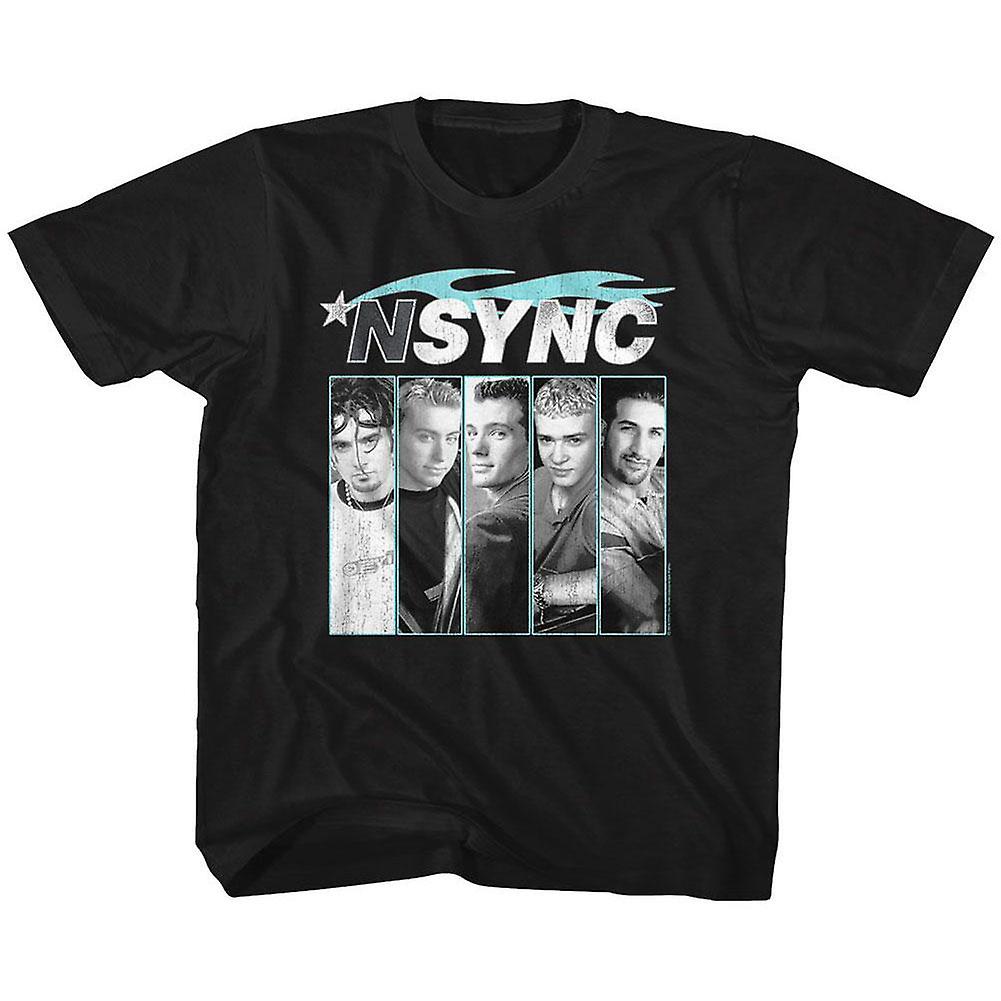 Foto 2 pulgar | Camiseta Rockinstone Nsync Blue Flame Para Jóvenes - Venta Internacional.