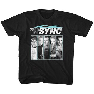 Foto 1 | Camiseta Rockinstone Nsync Blue Flame Para Jóvenes - Venta Internacional.