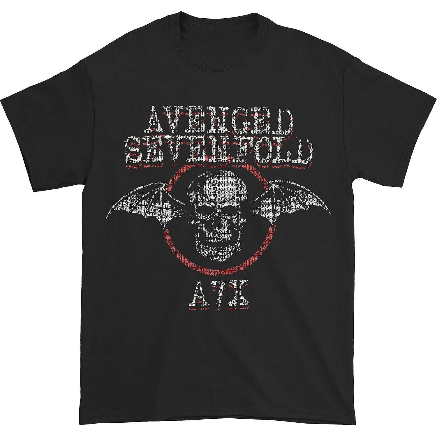 Foto 2 pulgar | Camiseta Rockinstone Avenged Sevenfold A7x Deathbat Circle - Venta Internacional.