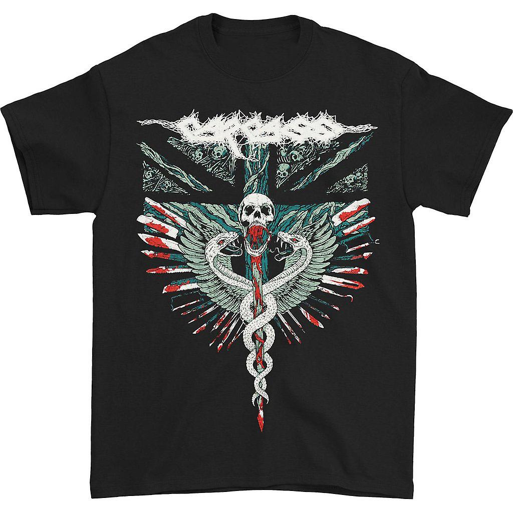 Foto 2 pulgar | Camiseta Rockinstone Carcass Medical Snakes 180 G/m² - Venta Internacional.