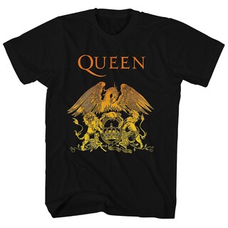 Foto 1 | Camiseta Rockinstone Queen Golden Gradient Crest Para Mujer - Venta Internacional.