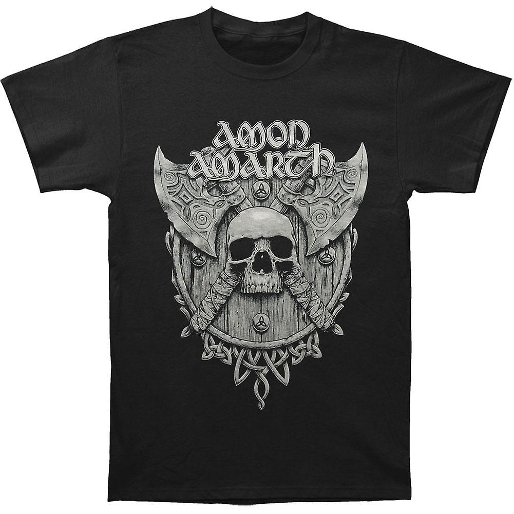 Foto 2 pulgar | Camiseta Rockinstone Amon Amarth Grey Skull 180 G/m² 100% Algodón - Venta Internacional.